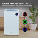 Máy hút ẩm Fujihome DH25W-HEPA-NEW 25L/ngày , lọc HEPA + Anion, sấy quần áo, WiFi, màn hình LED — ảnh 3