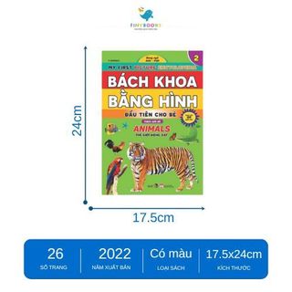 Sách - Bách khoa bằng hình đầu tiên cho bé theo chủ đề quyển 2 - song ngữ Anh Việt - Quét mã QR nghe đọc - Đại Mai Books