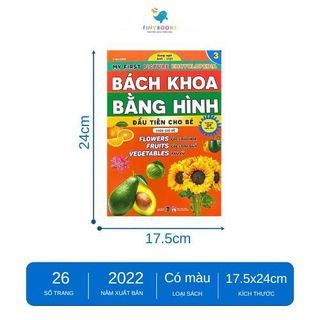 Sách - Bách khoa bằng hình đầu tiên cho bé theo chủ đề quyển 3 - song ngữ Anh Việt - Quét mã QR nghe đọc - Đại Mai Books