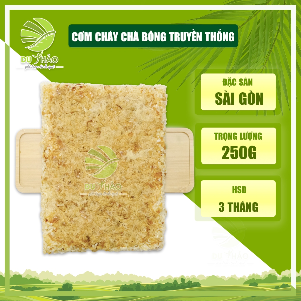 Cơm cháy chà bông Sài Gòn, giòn rụm nhiều chà bông, cay nhẹ hút chân không, đồ ăn vặt Việt Nam | BigBuy360 - bigbuy360.vn