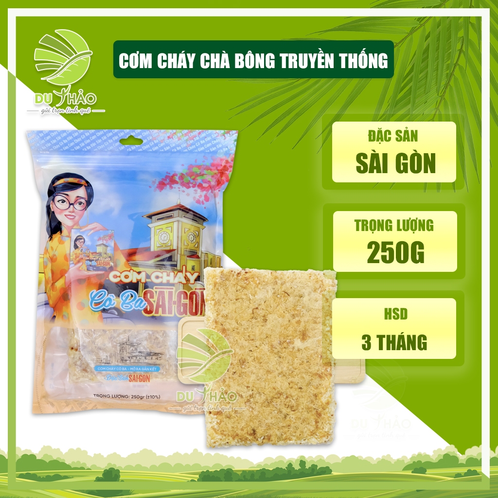 Cơm cháy chà bông Sài Gòn, giòn rụm nhiều chà bông, cay nhẹ hút chân không, đồ ăn vặt Việt Nam | BigBuy360 - bigbuy360.vn