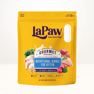 Hạt Dành Cho Mèo LaPaw Bổ Sung Protein Chất Xơ Lợi Khuẩn Tốt Cho Mèo Lớn Mèo Con 1.5KG