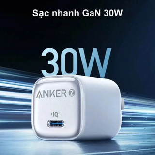 Cốc sạc nhanh Anker Zolo A2698 Chân gập, cổng TypeC PowerIQ 3.0 30W