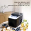 Máy làm đá viên sạch mini tự động Fujihome IM1218 Nhập Khẩu, công suất 9 viên đá/ lần siêu tốc 6-9 phút tiết kiệm điện