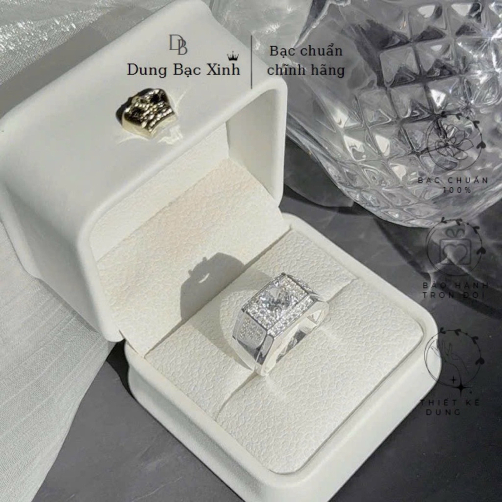 Men's 925 Silver Ring by Dung Bạc Xinh