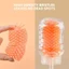 Bộ Cọ bình sữa Silicon Cao Cấp 8 trong Bàn chải có thể xoay 360 độ Bàn chải núm vú giả Giá đỡ chai