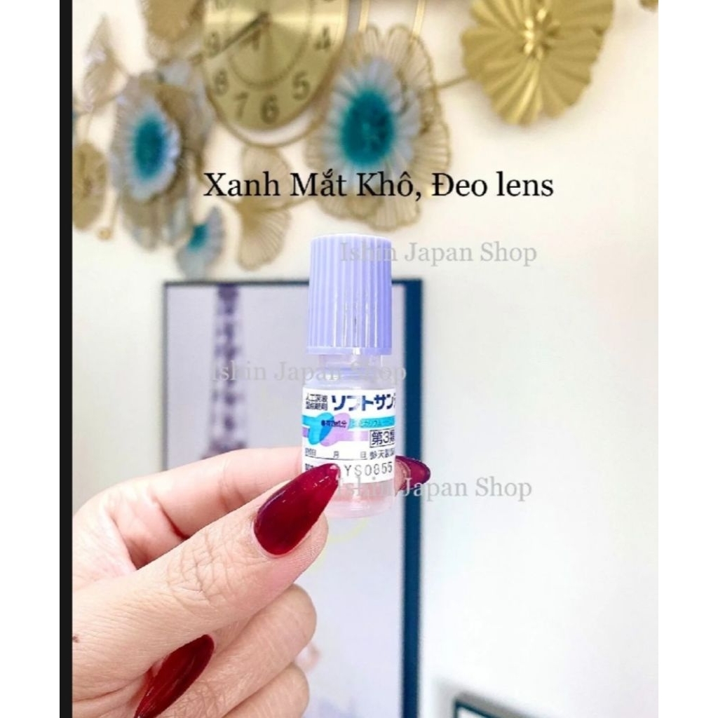 Nước Nhỏ Mắt Nhân Tạo Santen Nhật Bản  Lọ 5ml nội địa nhật bản