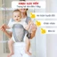Địu Em Bé Mutian Sơ Sinh 3-36 Tháng 4 Tư Thế Gọn Nhẹ Thoáng Khí Cao Cấp Đa Năng