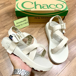 Dép Xăng Đan Nam Chaco Đế Thơm Trắng Sữa D184
