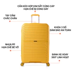 Vali Kéo MIA Du Lịch MIYO - Size 20/24 Inch, Nhựa PP Bền Bỉ, Hạn Chế Bể Vỡ,Khóa số, Bảo Hành Trọn Đời — ảnh 2