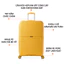 Vali Kéo MIA Du Lịch MIYO - Size 20/24 Inch, Nhựa PP Bền Bỉ, Hạn Chế Bể Vỡ,Khóa số, Bảo Hành Trọn Đời