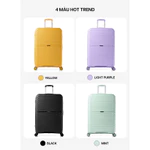 Vali Kéo MIAvn Larita MIYO - Size 20/24, Nhựa PP Bền Bỉ, Hạn Chế Bể Vỡ, Khoá Số Bảo Mật, Bảo Hành Trọn Đời — ảnh 2