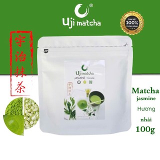 Bột Matcha Uji JASMINE hương Nhài | Bột Trà Xanh Công Nghệ Nhật Bản | 50g - 100g / TÚI ZIP