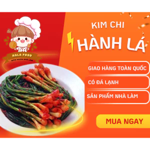Kim chi hành lá nhà làm ngon cay đặc biệt