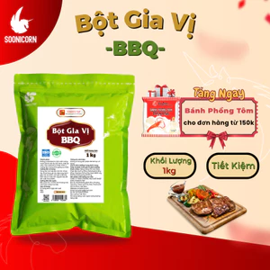 🔥 Bột Gia Vị BBQ 1kg | Dùng Ướp Thịt Nướng, Lắc Khoai Tây, Gà Rán, Viên Chiên – Soonicorn