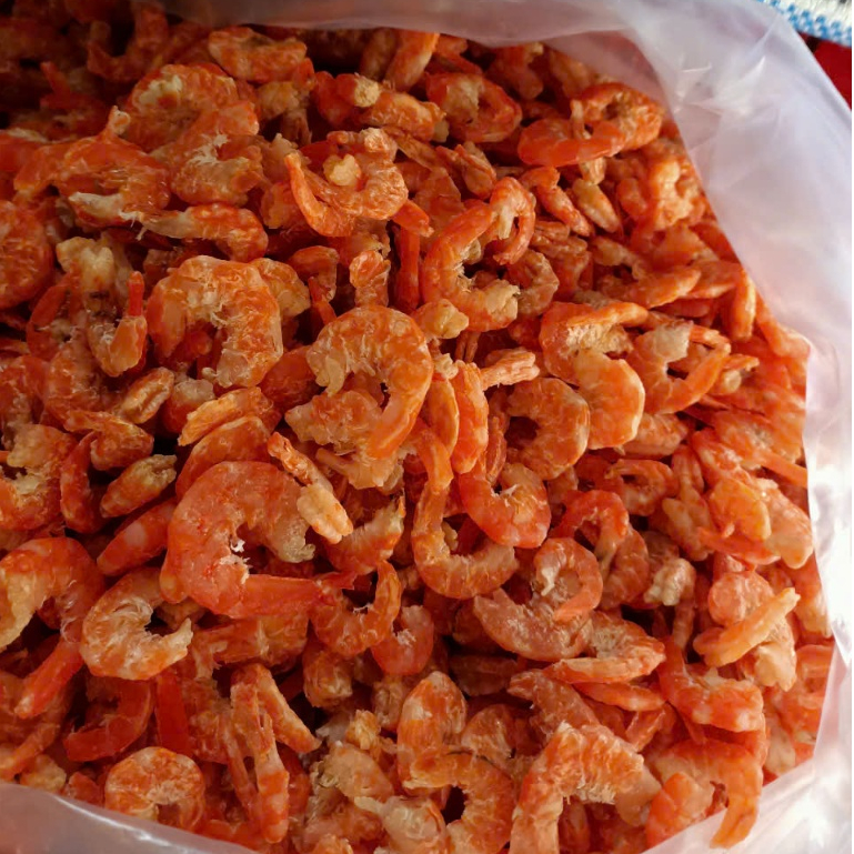 Tôm Khô Size Lớn 500g – Nguyên Con, Vị Đậm, Gói Hút Chân Không