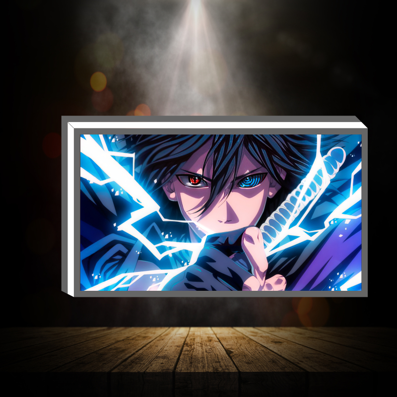 Hộp Đèn Led Anime - Naruto để bàn phòng khách, phòng ngủ, làm quà tặng, kỉ niệm ,in theo yêu cầu