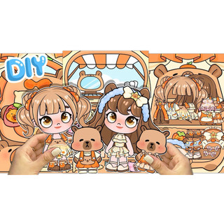 Đồ chơi bóc dán ngôi nhà Capybara Avatar world - Búp bê giấy dễ thương