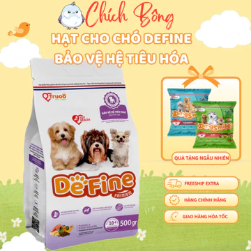 Thức ăn cho chó DeFine, thức ăn hoàn chỉnh cho chó trưởng thành hỗ trợ bảo vệ hệ tiêu hóa..
