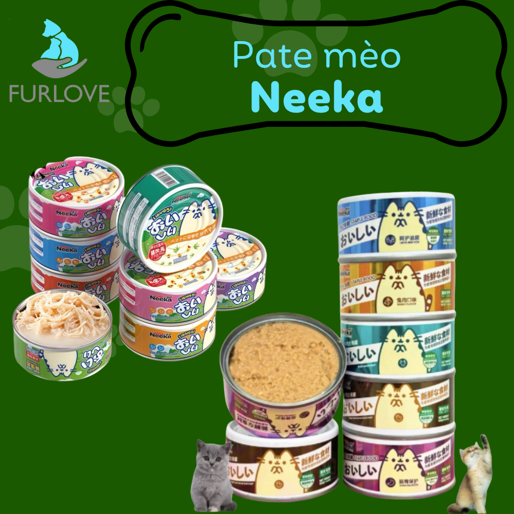 [HOẢ TỐC]Pate Neeka Lon 85g Cho Chó Mèo Nhiều Vị Bổ Sung Dinh Dưỡng ...