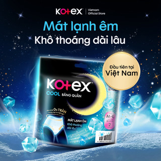 Combo 2/Combo 4/Băng vệ sinh Kotex Dạng Quần Cool cỡ M/L 2 Miếng