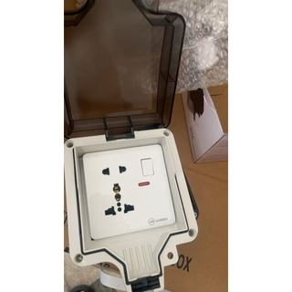 Ổ CẮM NGOÀI TRỜI CHỐNG NƯỚC IP66 (CÓ 02 CỔNG USB 5V 3.1A)