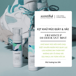 FreshStep Xịt Khử Mùi Giày | Scentiful – Khử Mùi Hôi, Diệt Khuẩn, Khô Nhanh, Giữ Giày Thơm Mát Suốt Ngày