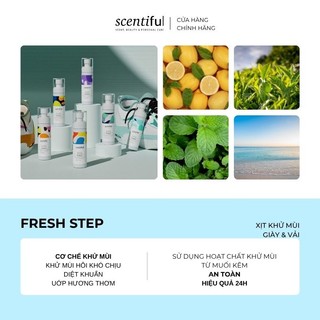FreshStep Xịt Khử Mùi Giày | Scentiful – Khử Mùi Hôi, Diệt Khuẩn, Khô Nhanh, Giữ Giày Thơm Mát Suốt Ngày