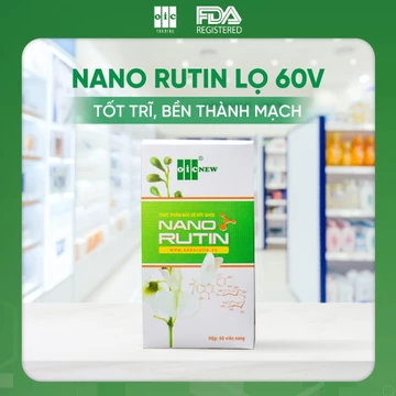 [Khai Trương Deal Sốc💥] Nano Rutin OIC NEW hỗ trợ bệnh trĩ và suy giãn tĩnh mạch hộp 60 viên