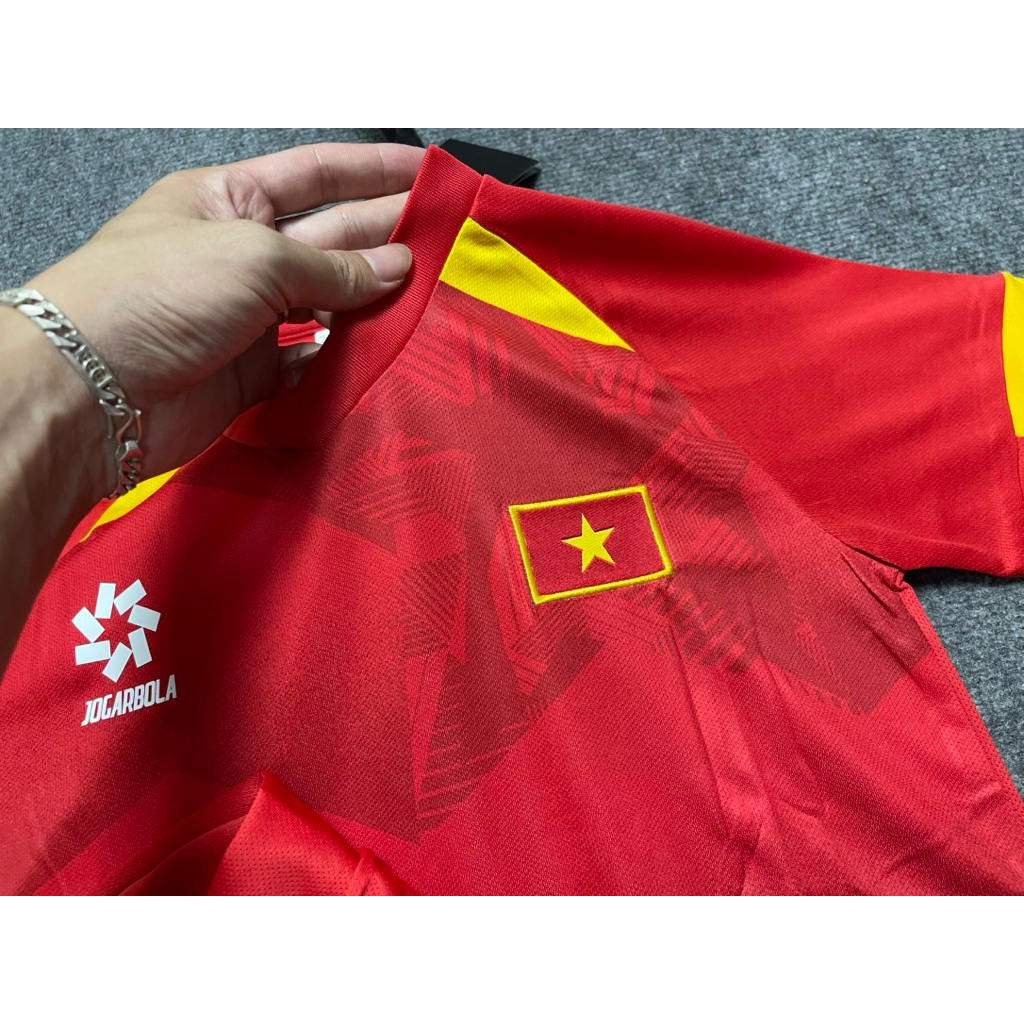 (FREE SHIP) Quần Áo Bóng Đá Trẻ Em Đội Tuyển Việt Nam 25/26 - Chuẩn Mẫu Thi Đấu - Vải Mè Kim Cao Cấp