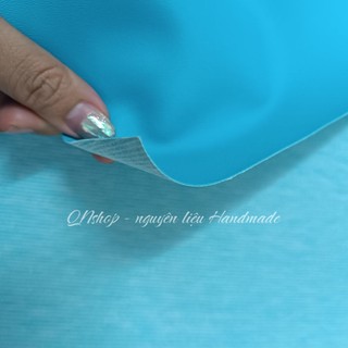 Vải giả da mềm trơn 1 màu, vải simili, da PU - Nguyên liệu handmade
