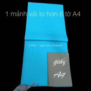 Vải giả da mềm trơn 1 màu, vải simili, da PU - Nguyên liệu handmade