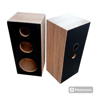 Vỏ loa bass 20, vỏ loa 2 tấc 3 đường tiếng, ván MDF, dán vân gỗ cao cấp