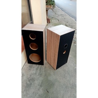 Vỏ loa bass 20, vỏ loa 2 tấc 3 đường tiếng, ván MDF, dán vân gỗ cao cấp