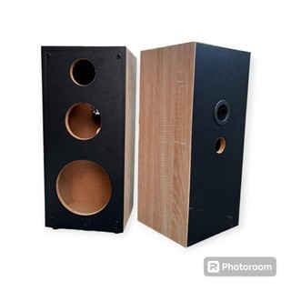 Vỏ loa bass 20, vỏ loa 2 tấc 3 đường tiếng, ván MDF, dán vân gỗ cao cấp