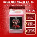 Dung Dịch Rửa Xe Không Chạm D7 Nước Tẩy Rửa Xe Bọt Tuyết Car Wash Chăm Sóc Xe Máy Ô Tô - Dedrik Brewter Can 5L . — ảnh 1