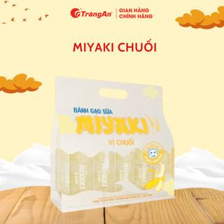 Bánh Gạo Sữa Miyaki Tràng An không chiên rán an toàn thơm ngon dinh dưỡng - Túi 222G