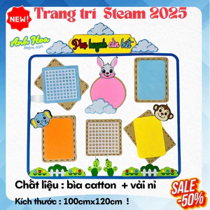 Trang trí mầm non . phụ huynh cần biết, trang trí lớp học, steam mầm non ,