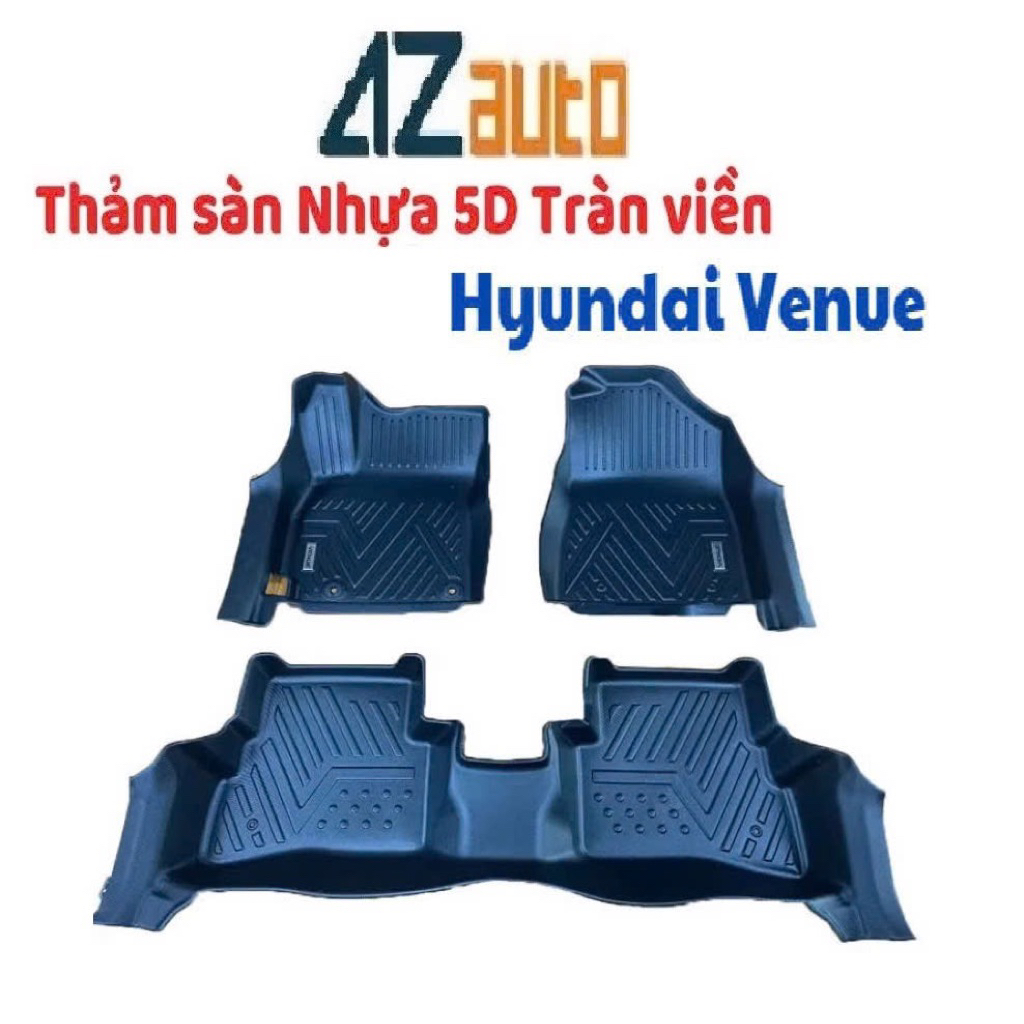 Thảm lót sàn nhựa TPE 5D xe Venue tràn viền hàng cao cấp