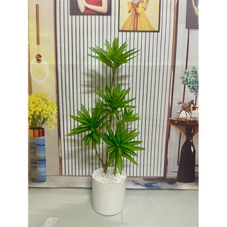 cây thuỷ trúc nhân tạo cao 90cm. cây giả trang trí nhà cửa và nơi làm việc