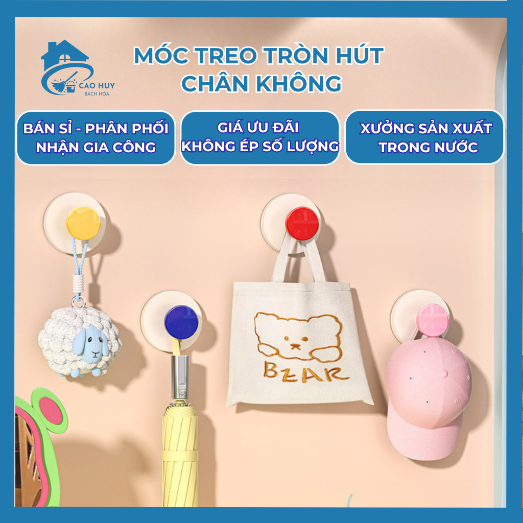Móc Treo Đồ Dán Tường Siêu Dính Pop Up, Móc Cốc Màu Hút Chịu Lực Tốt Sử Dụng Trên Mọi Bề Mặt