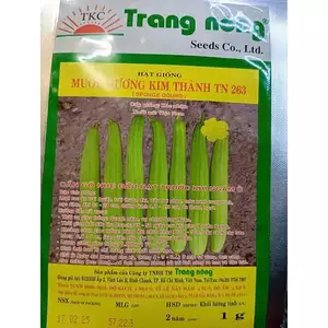 Gói 1gr Hạt Giống Mướp Hương Kim Thành TN 263, Trồng Quanh Năm, Rau Ăn Quả Cty Trang Nông Nổi Tiếng, Hạt Nảy Mầm Nhanh