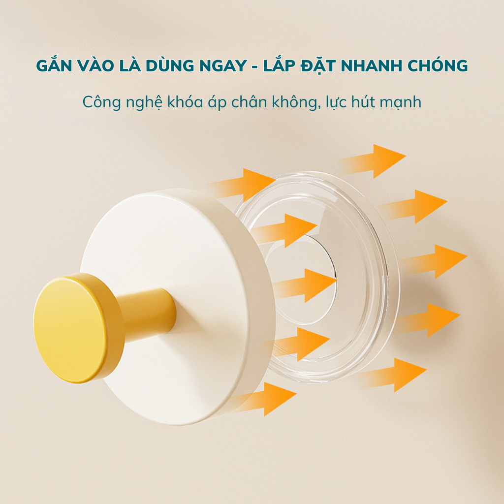 Móc Treo Đồ Dán Tường Siêu Dính Pop Up, Móc Cốc Màu Hút Chịu Lực Tốt Sử Dụng Trên Mọi Bề Mặt