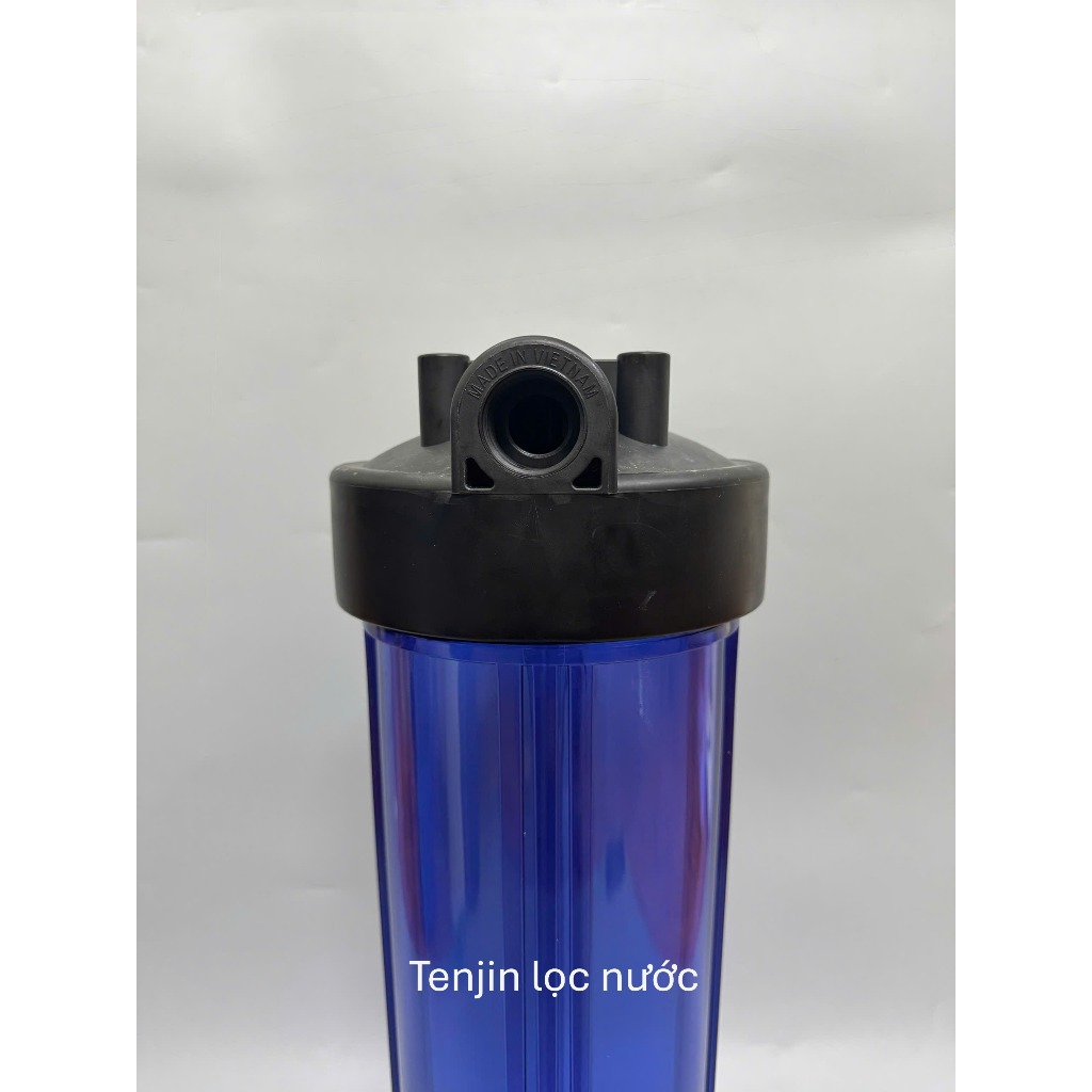 Bộ Cốc Lọc Đầu Nguồn BÉO 20 inch Kèm Lõi Cation - Giúp Hấp Thụ Canxi Trong Nước,Cốc Hàng Loại 1 Dày Dặn- Tặng Kèm Gông