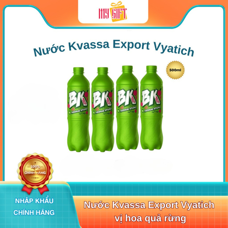 Nước Kvass nhập khẩu Nga – giúp tiêu hóa – nước lúa mạch lên men tốt cho tiêu hóa- nhiều hương vị