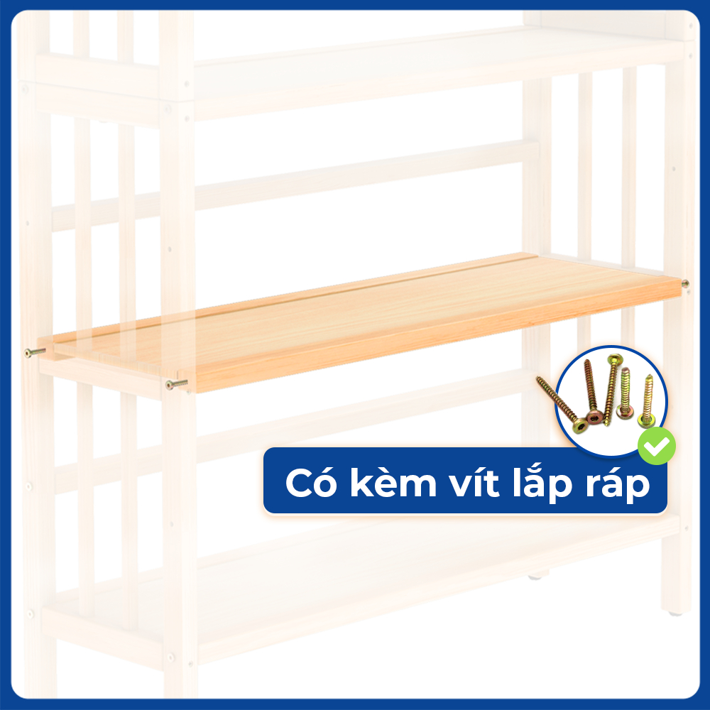 Mặt Kệ Lắp Thêm, Tầng Kệ Thay Thế AUTORU HOME, Kích Thước 60cm, 90cm Dùng Cho Kệ 2,4,5 Tầng (CÓ KÈM ỐC VÍT)