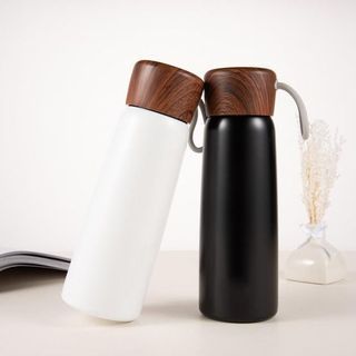 [ QUÀ TẶNG KÈM ] BÌNH GIỮ NHIỆT NẮP VÂN GỖ