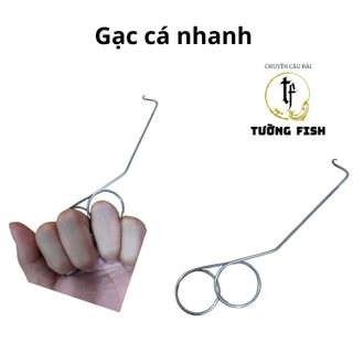 Gạt Cá Cầm Tay Câu đài  Câu đơn gạc cá vào rọng nhanh