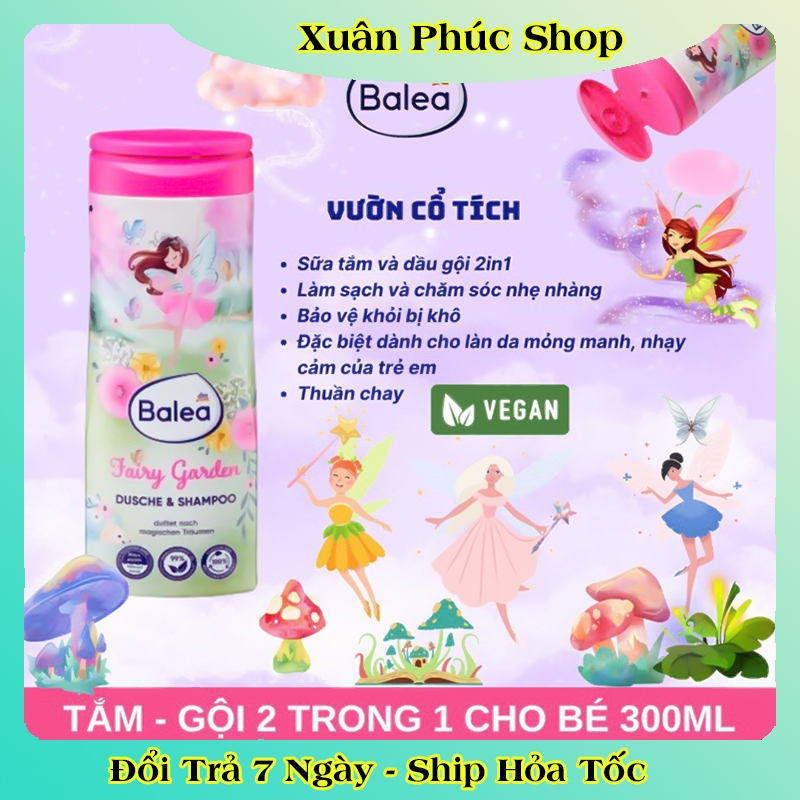 [auth] Sữa tắm gội Balea cho bé trai và bé gái 300ml- Nội địa Đức Đủ Bill [Hot]