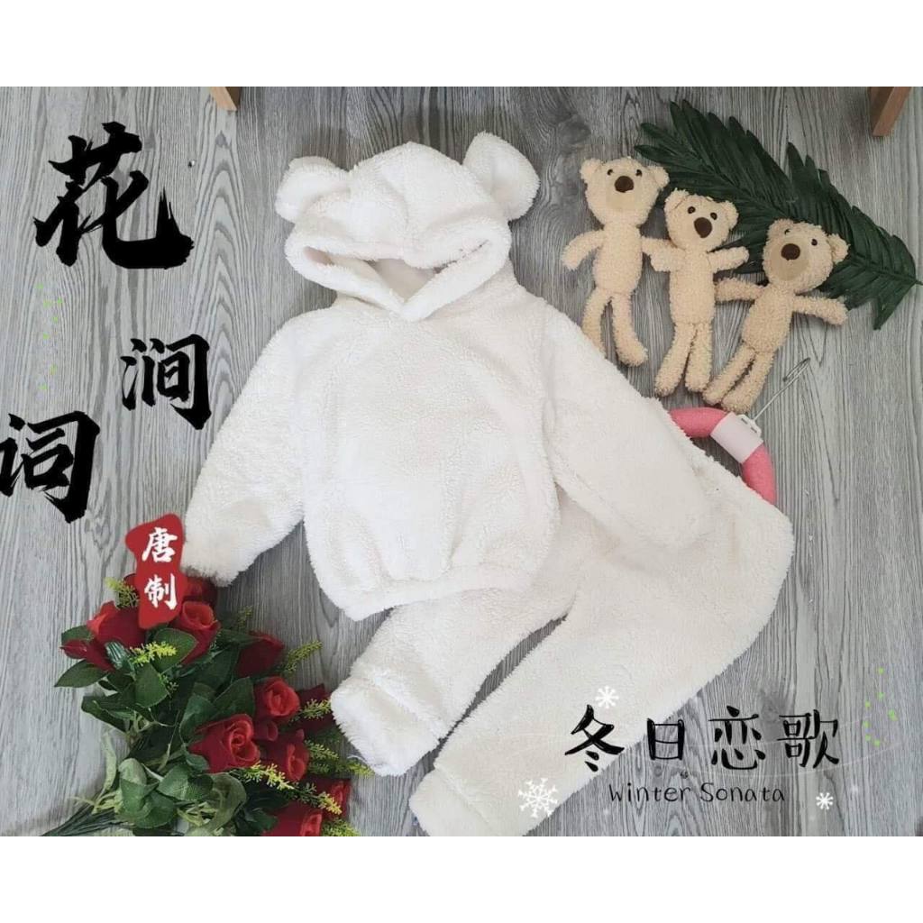 BỘ LÔNG TÉP BƯỞI 2 MẶT CHO BÉ TRAI VÀ GÁI